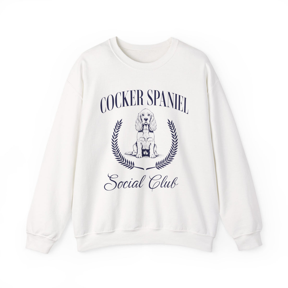Cocker Spaniel Social Club Crewneck Sweatshirt