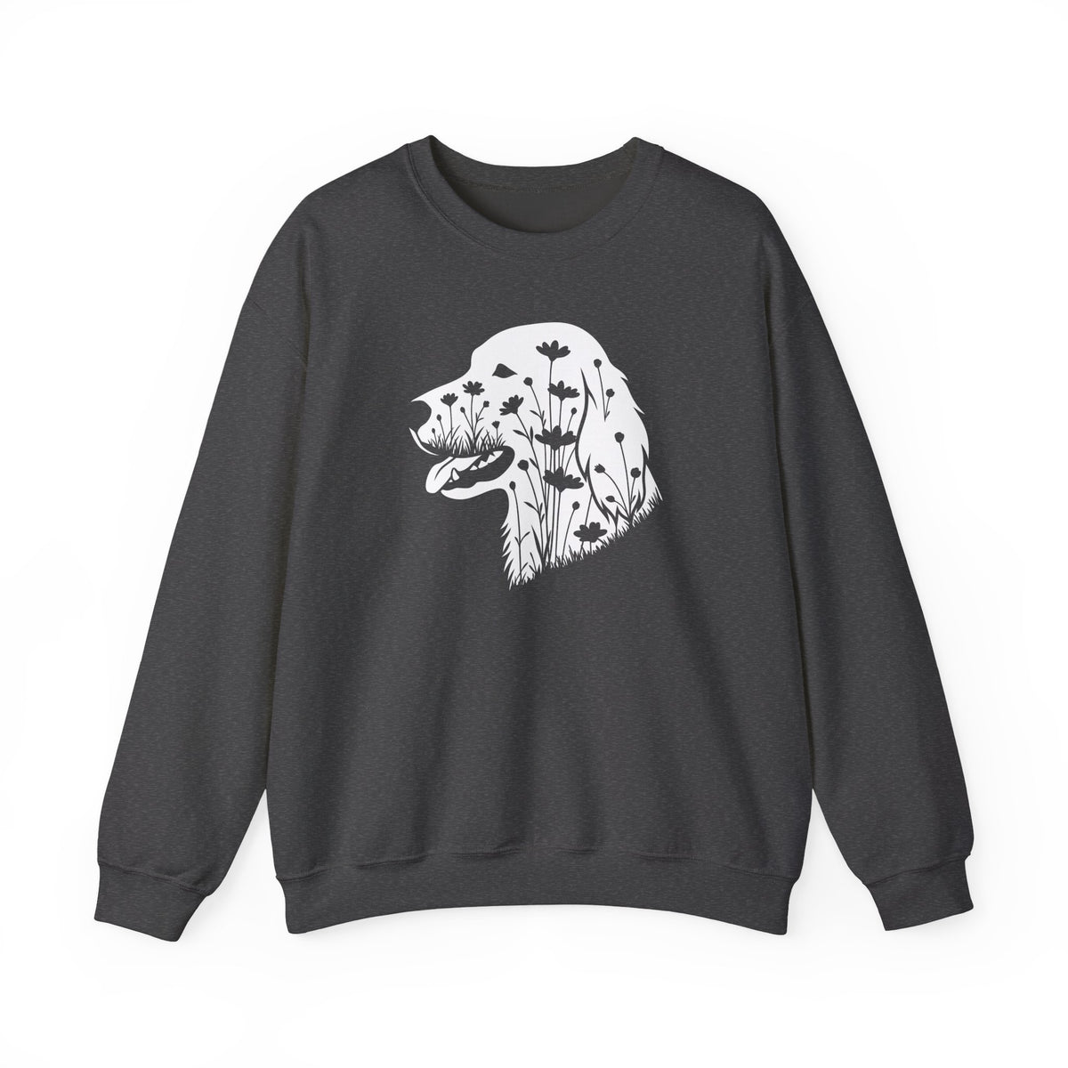 English Setter Flowers Crewneck Sweatshirt