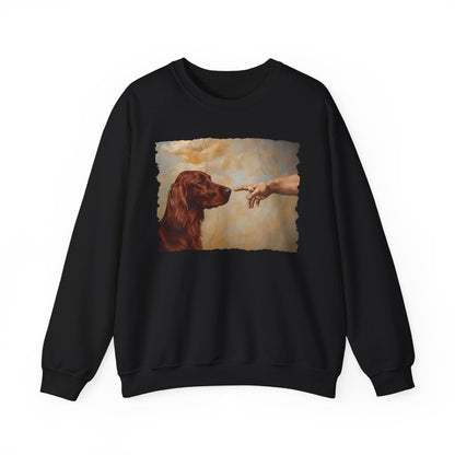 Irish Setter Creation Crewneck Sweatshirt