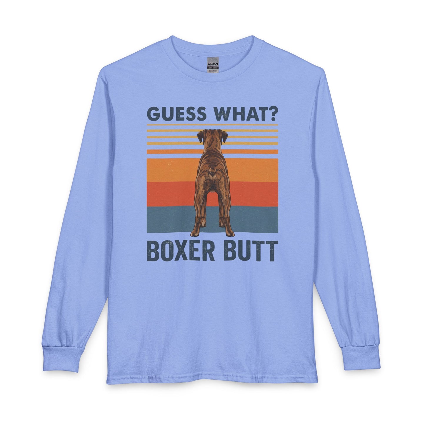 Brindle Boxer Butt Long Sleeve
