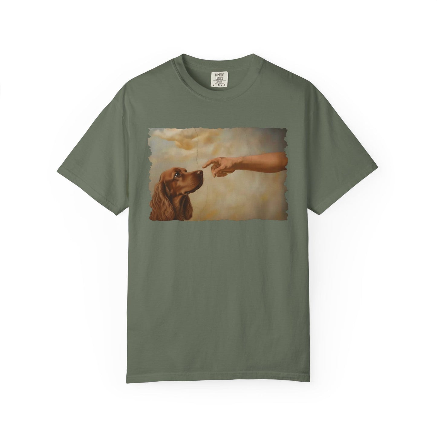 God Creates Red Cocker Spaniel Premium Tee