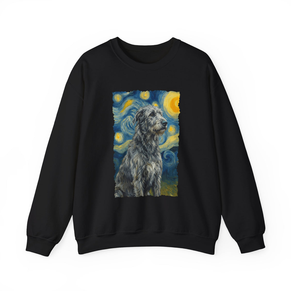 Irish Wolfhound Van Gogh Crewneck Sweatshirt