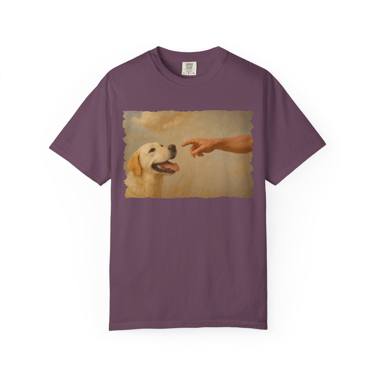 God Creates Yellow Lab Premium Tee