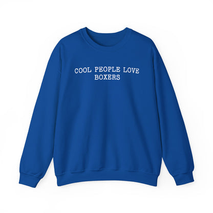 Cool People Love Boxers Crewneck Sweatshirt