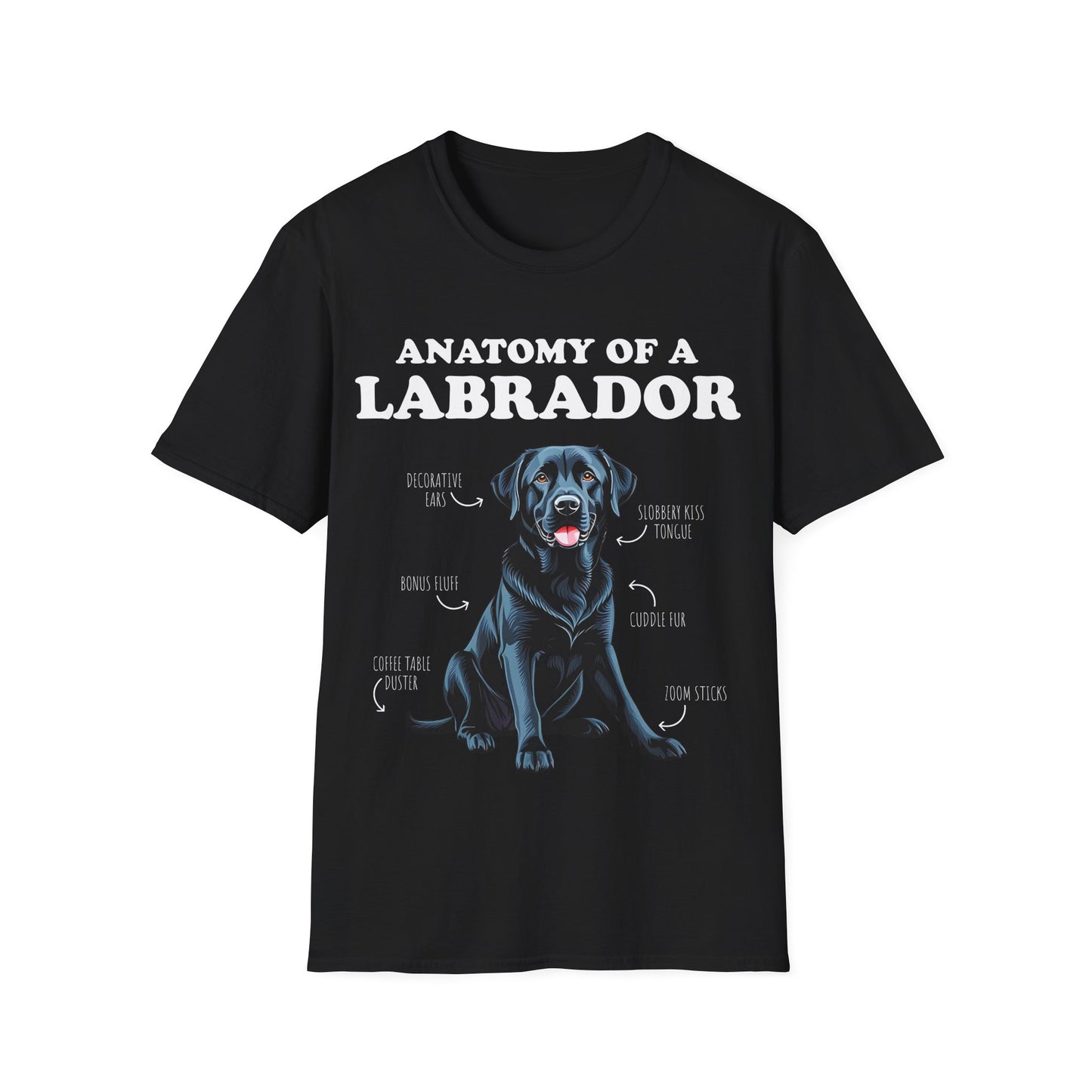 Anatomy Of A Black Labrador Tee