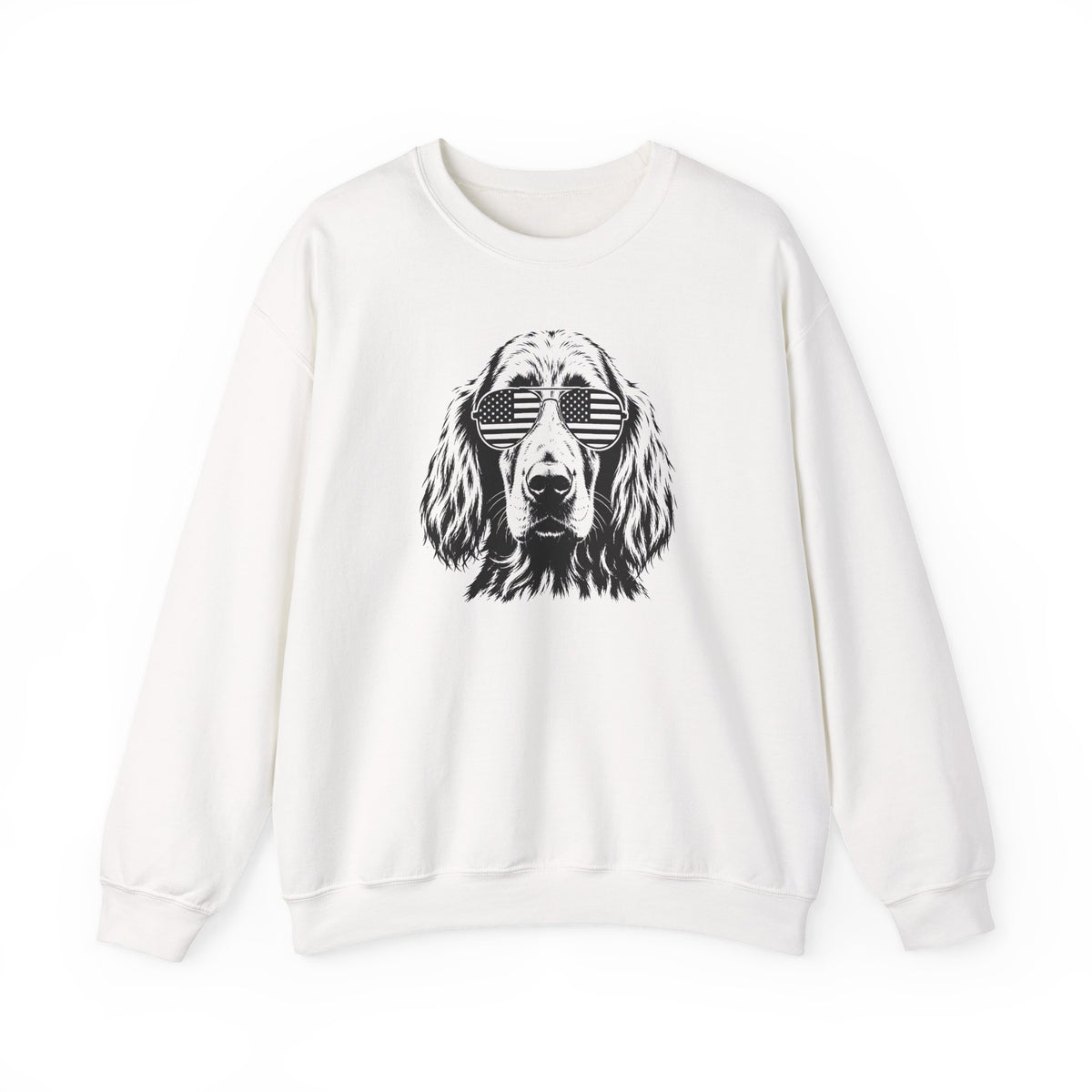 Irish Setter Flag Shades Crewneck Sweatshirt