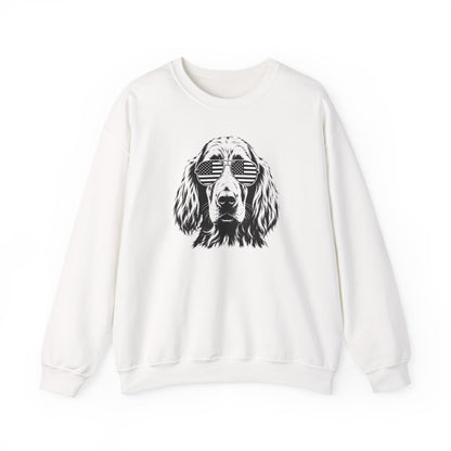 Irish Setter Flag Shades Crewneck Sweatshirt