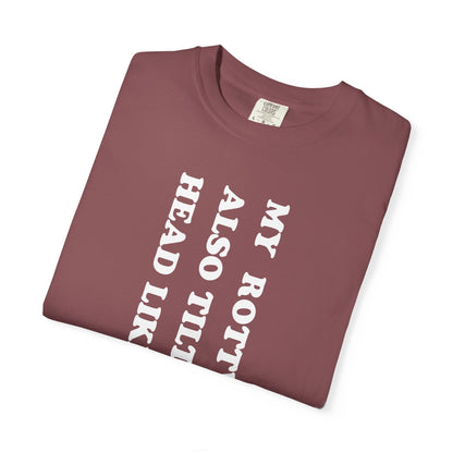 Rottweiler Tilts His Head Premium Tee