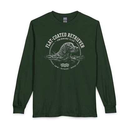 Flat-Coated Retriever Swimming Club Long Sleeve