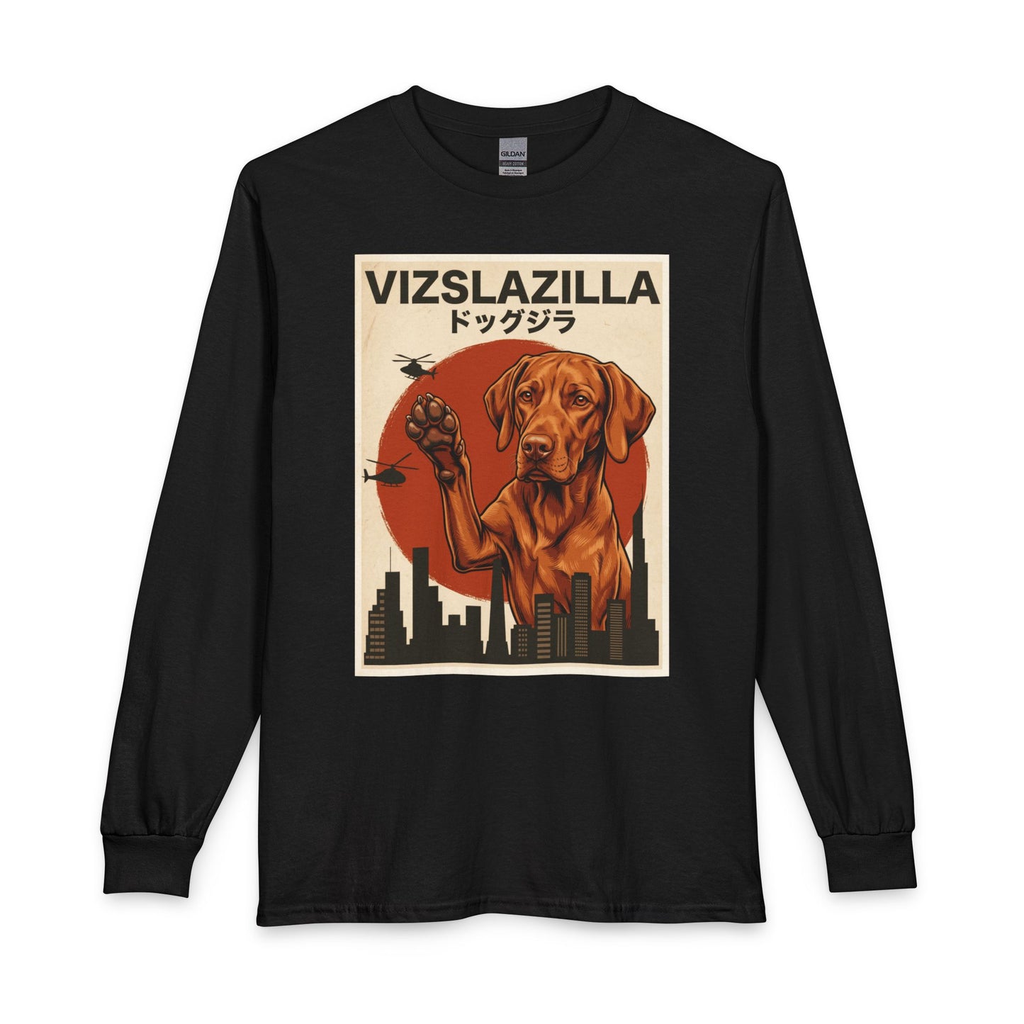 Vizsla Vizslazilla Long Sleeve