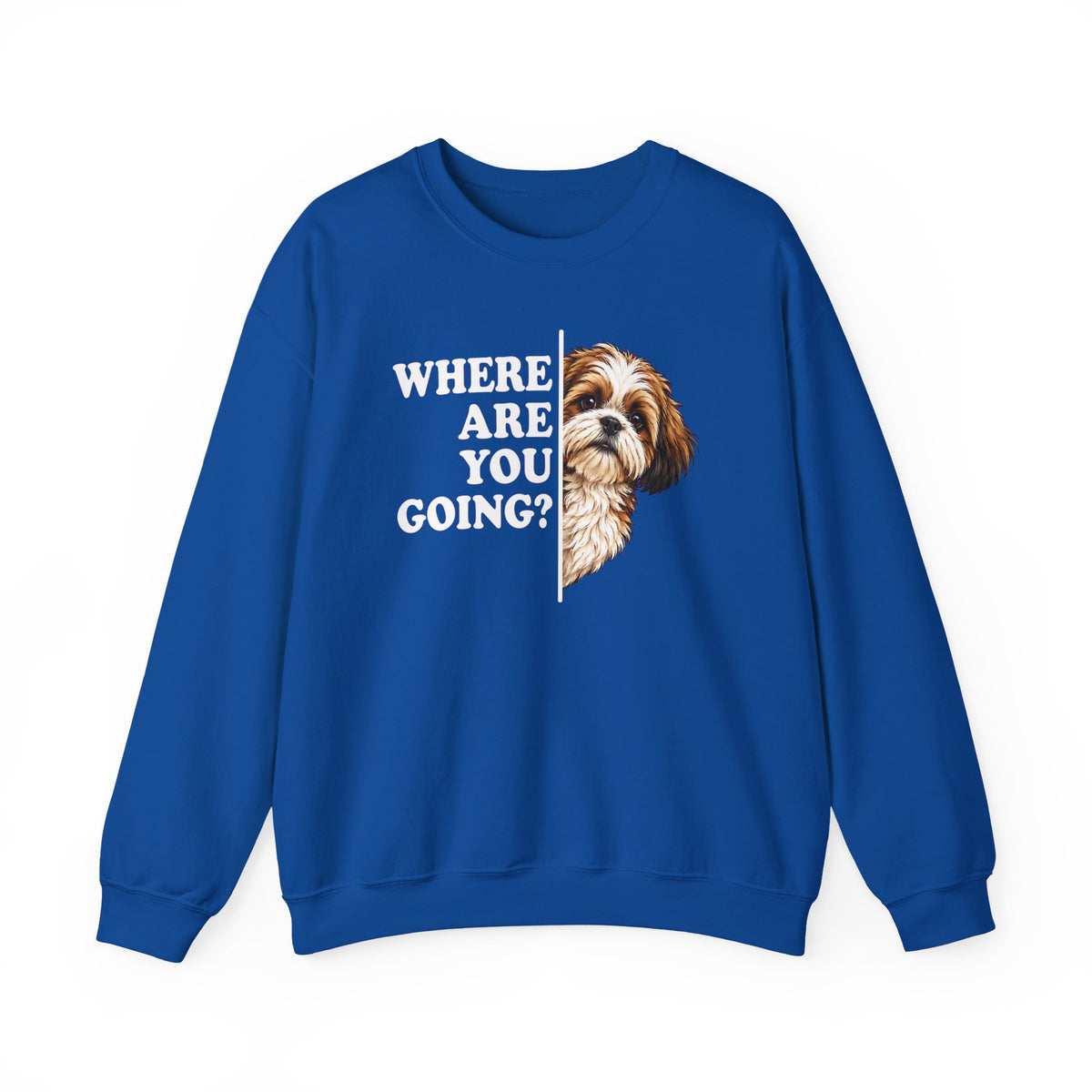 Shih Tzu Alert Crewneck Sweatshirt