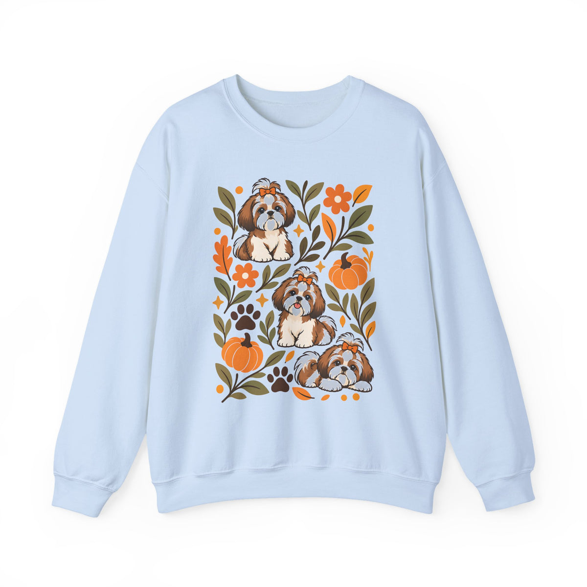 Shih Tzu Fall Crewneck Sweatshirt