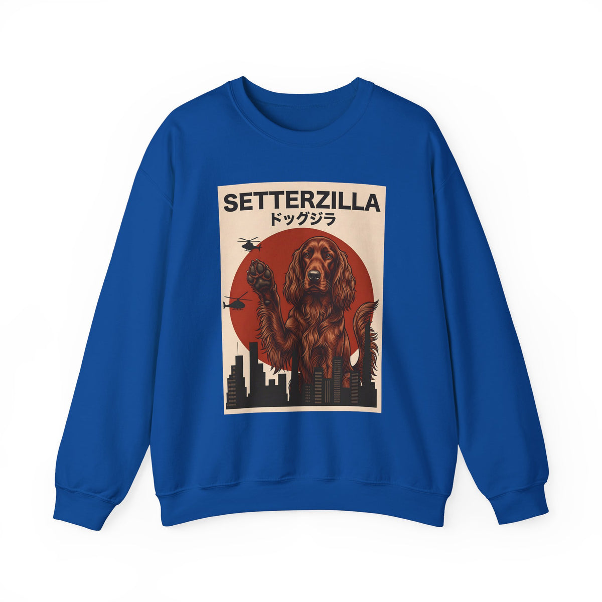 Irish Setter Setterzilla Crewneck Sweatshirt