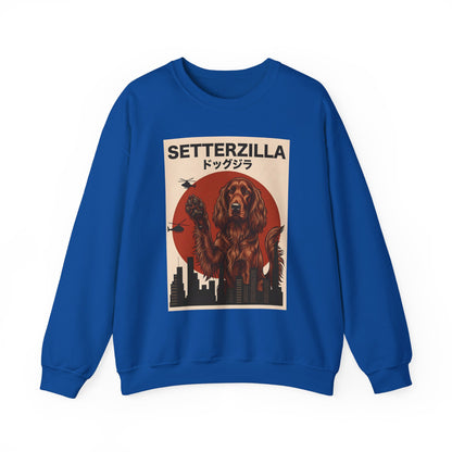 Irish Setter Setterzilla Crewneck Sweatshirt
