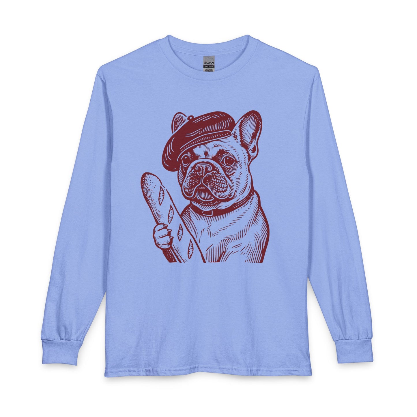 French Bulldog Long Sleeve Carolina Blue