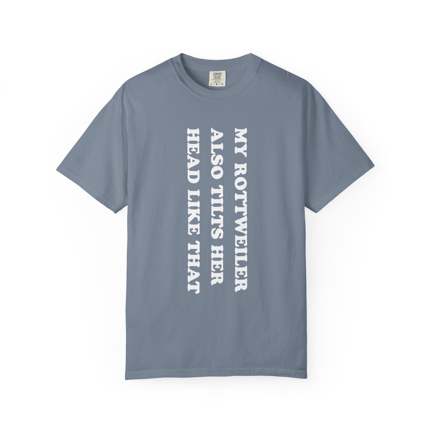Rottweiler Tilts Her Head Premium Tee