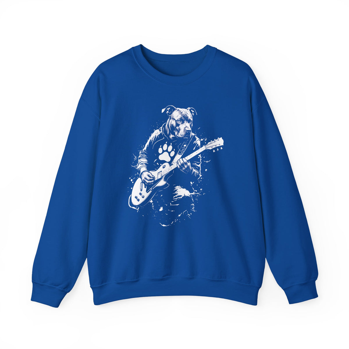 Pitbull Guitar Crewneck Sweatshirt