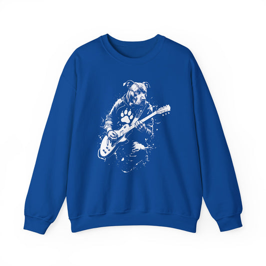 Pitbull Guitar Crewneck Sweatshirt