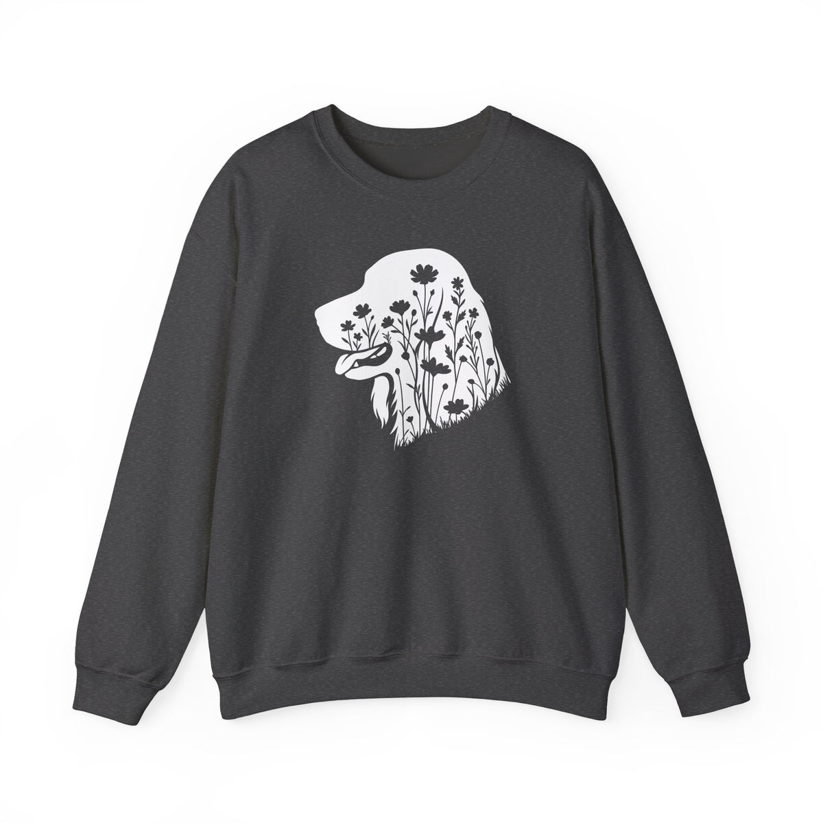 Irish Setter Flowers Crewneck Sweatshirt