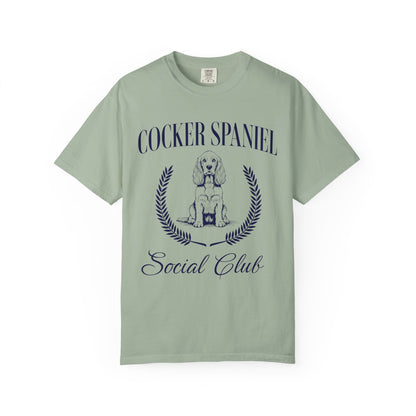 Cocker Spaniel Social Club Premium Tee