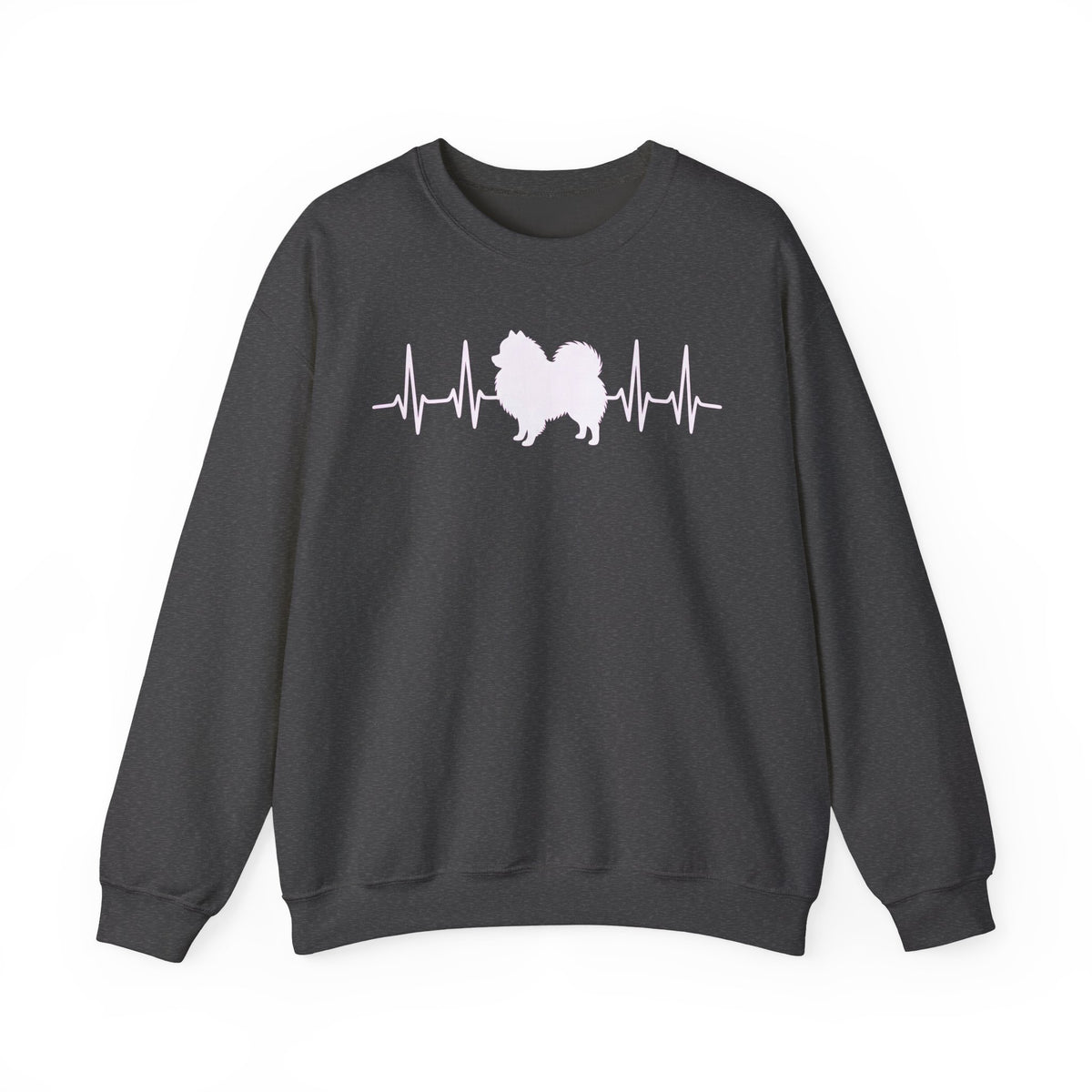 Pomeranian Heartbeat Crewneck Sweatshirt
