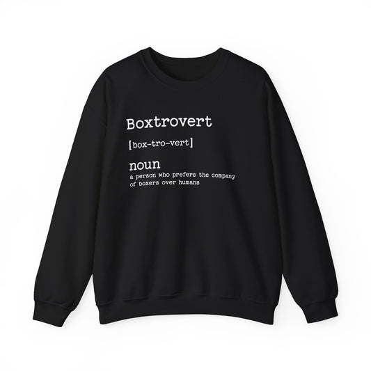 Boxer Boxtrovert Crewneck Sweatshirt