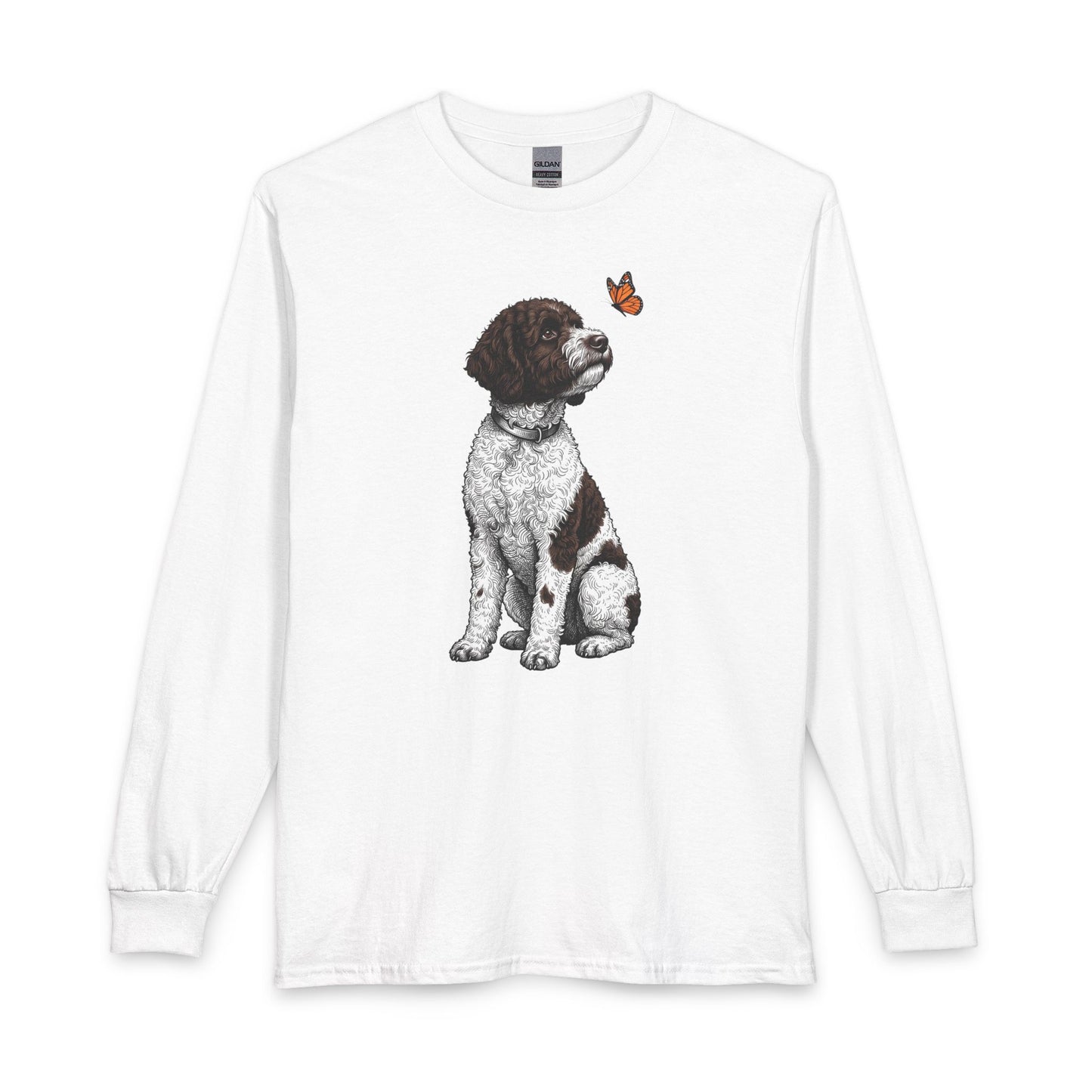 Lagotto Butterfly Long Sleeve White