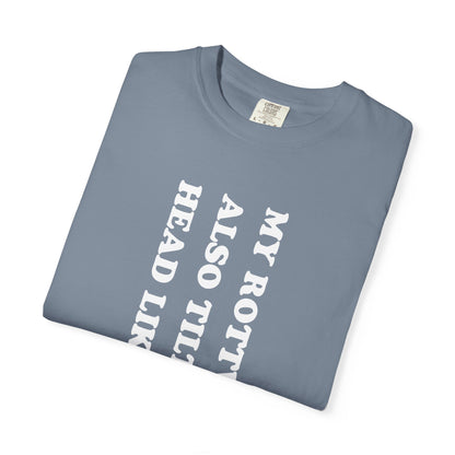 Rottweiler Tilts Her Head Premium Tee