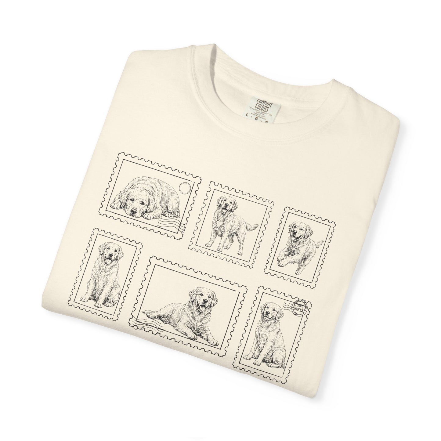 Golden Retriever Stamps Premium Tee