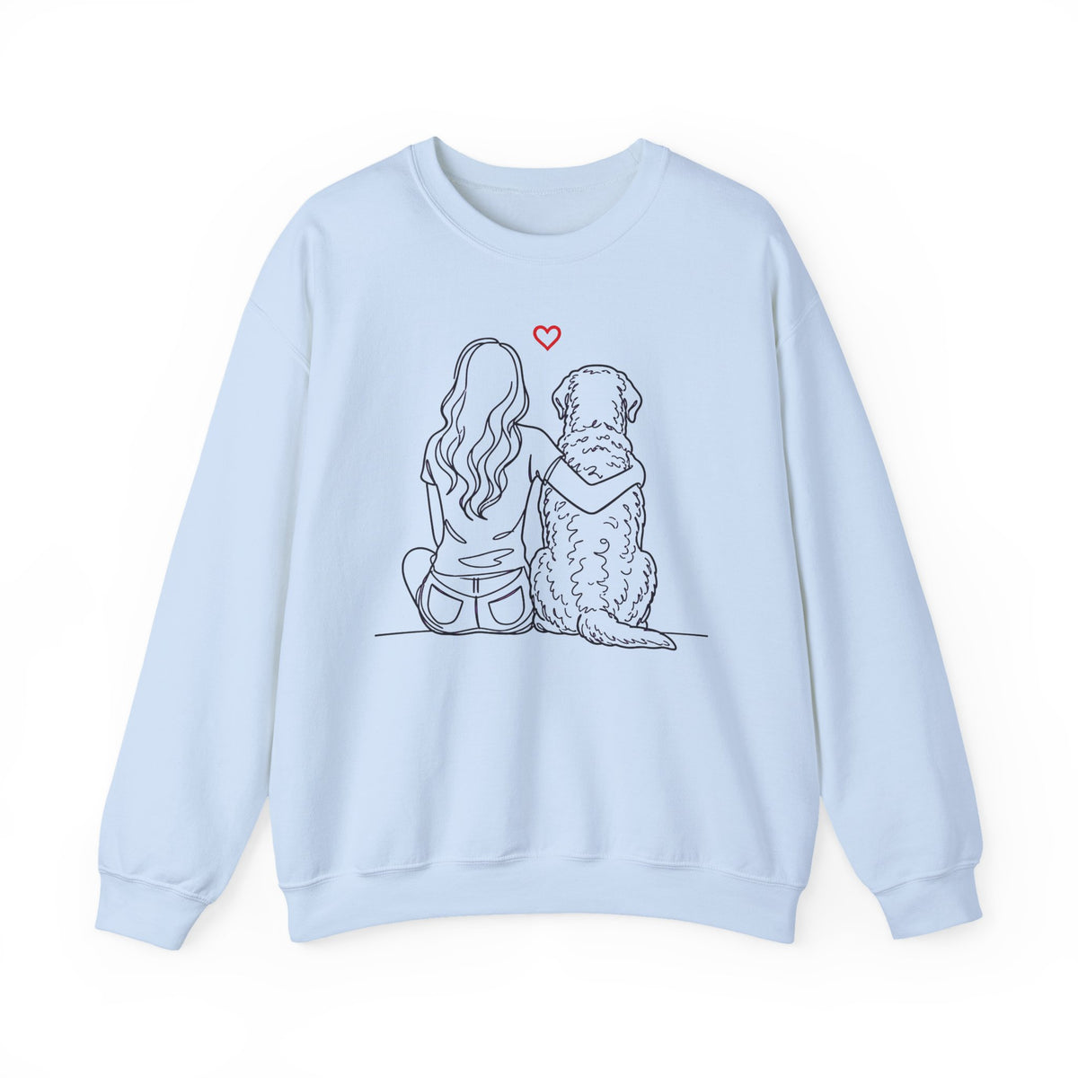 Chesapeake Bay Retriever Hug Crewneck Sweatshirt
