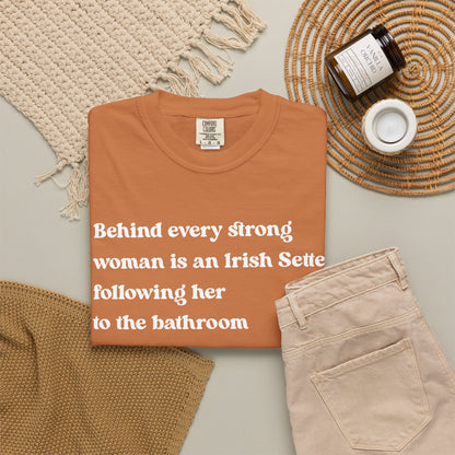 Irish Setter Strong Woman Premium Tee