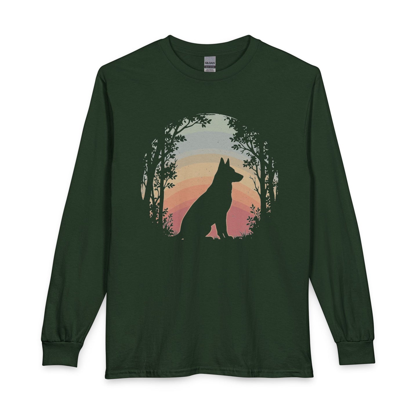 German Shepherd Nature Long Sleeve