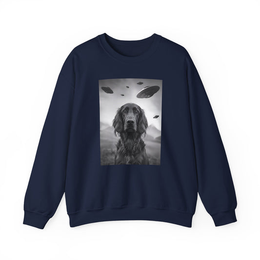 Irish Setter UFO Crewneck Sweatshirt Navy