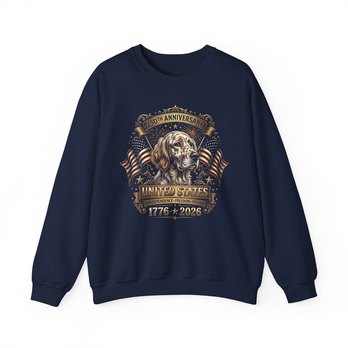English Setter USA Crewneck Sweatshirt