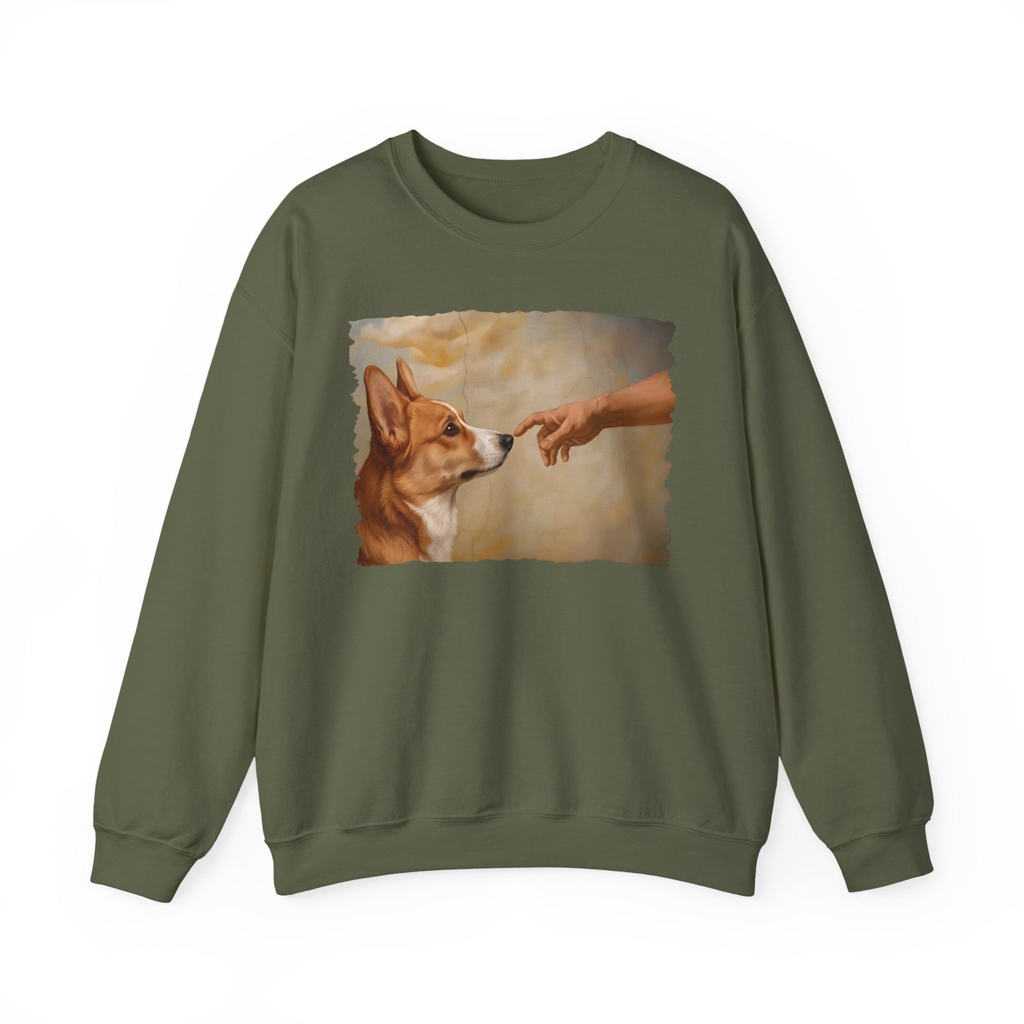 Cardigan Welsh Corgi Red Creation Crewneck Sweatshirt