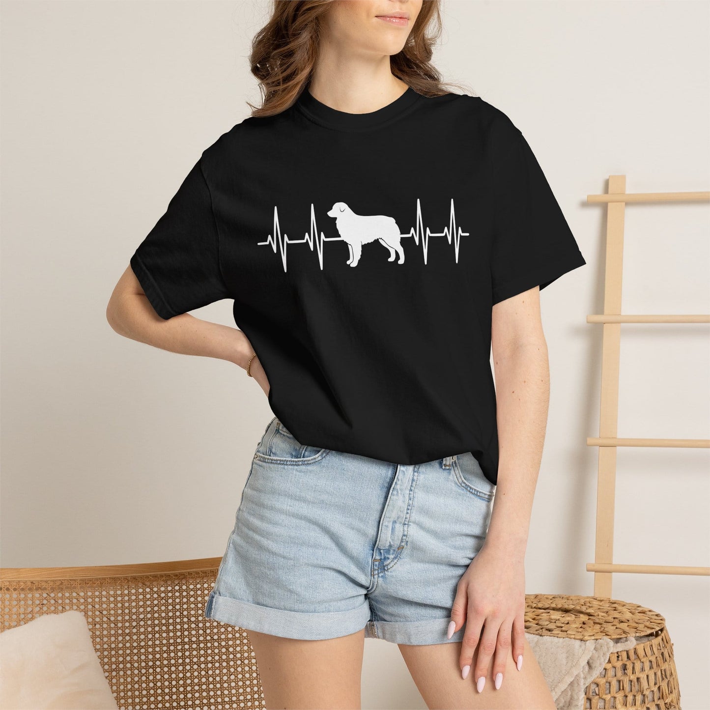 Australian Shepherd Heartbeat Premium Tee