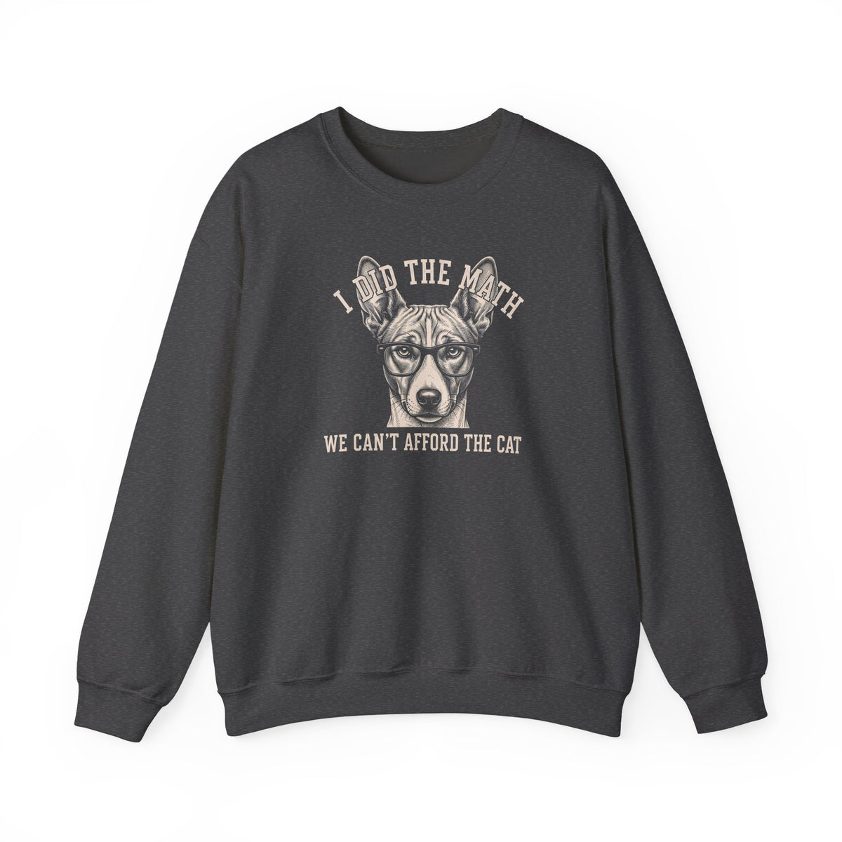 Basenji I Did The Math Crewneck Sweatshirt