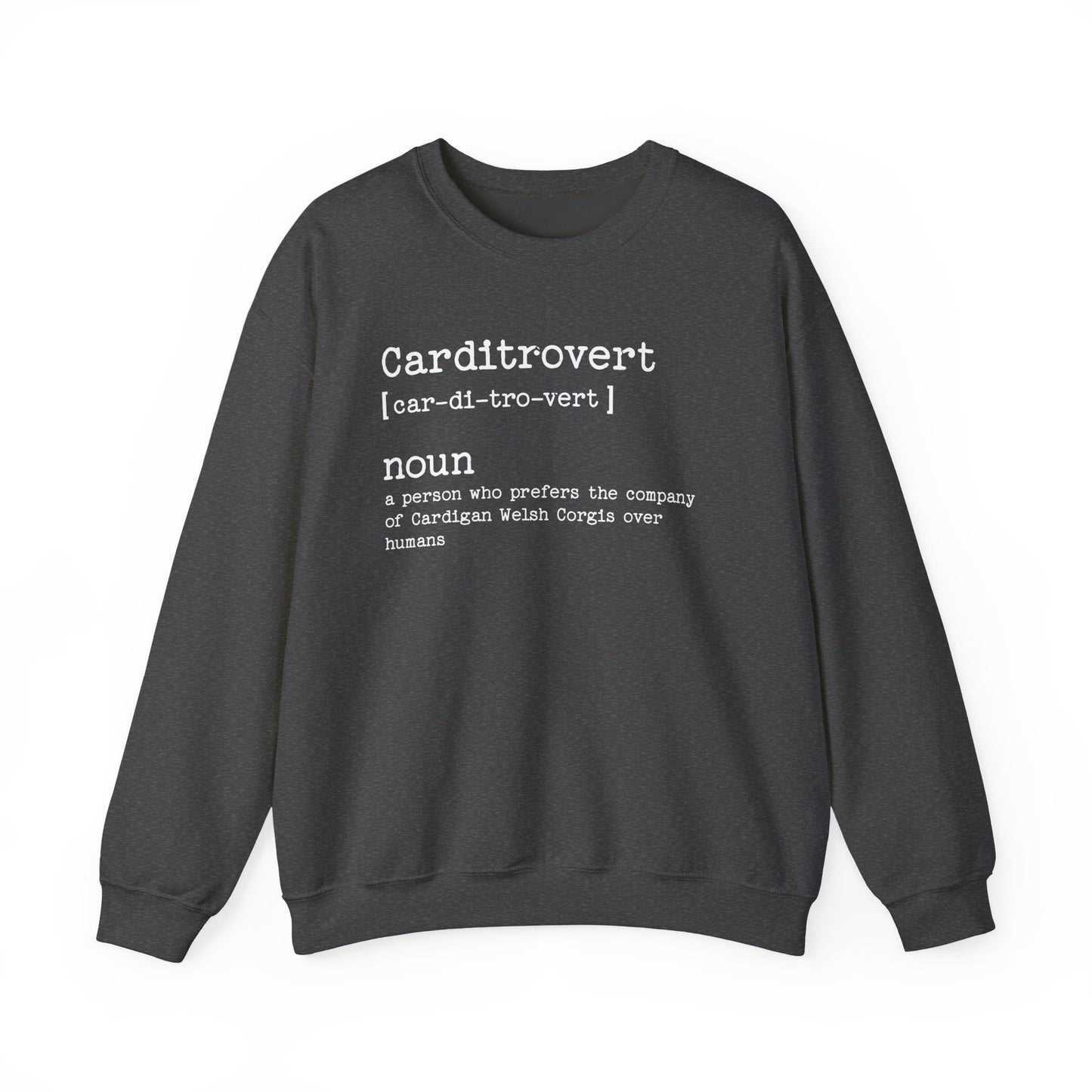 Carditrovert Cardigan Welsh Corgi Crewneck Sweatshirt