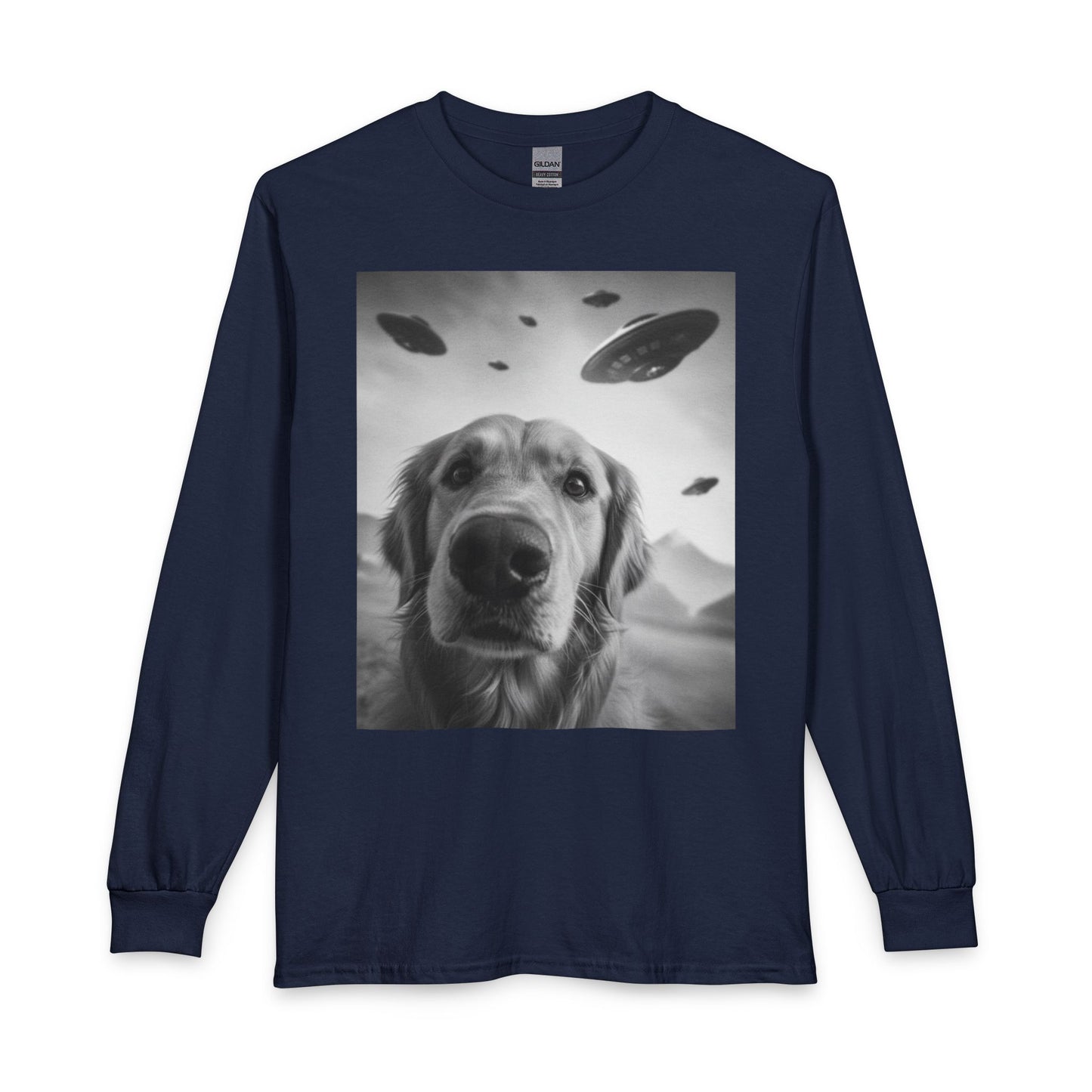 Golden Retriever UFO Long Sleeve