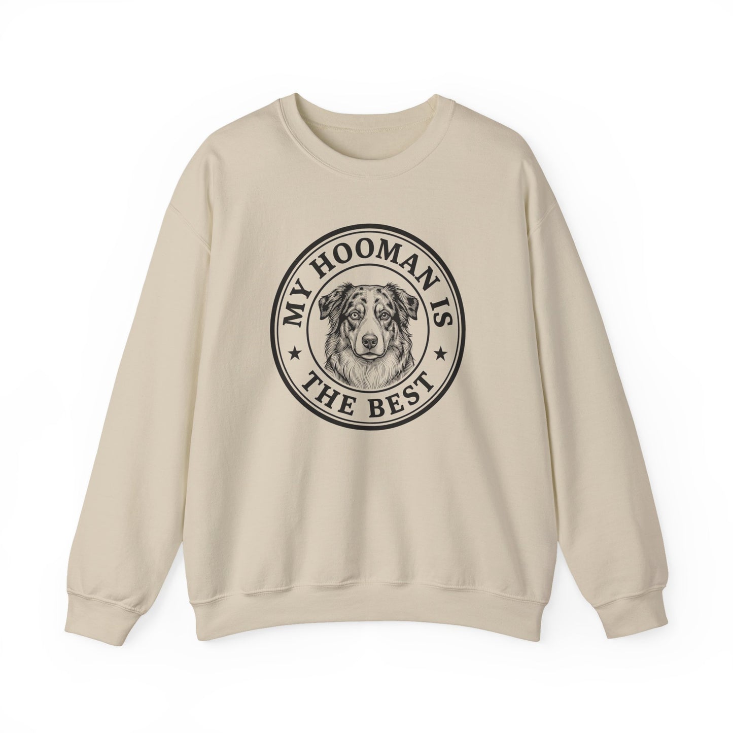 Australian Shepherd Hooman Crewneck Sweatshirt