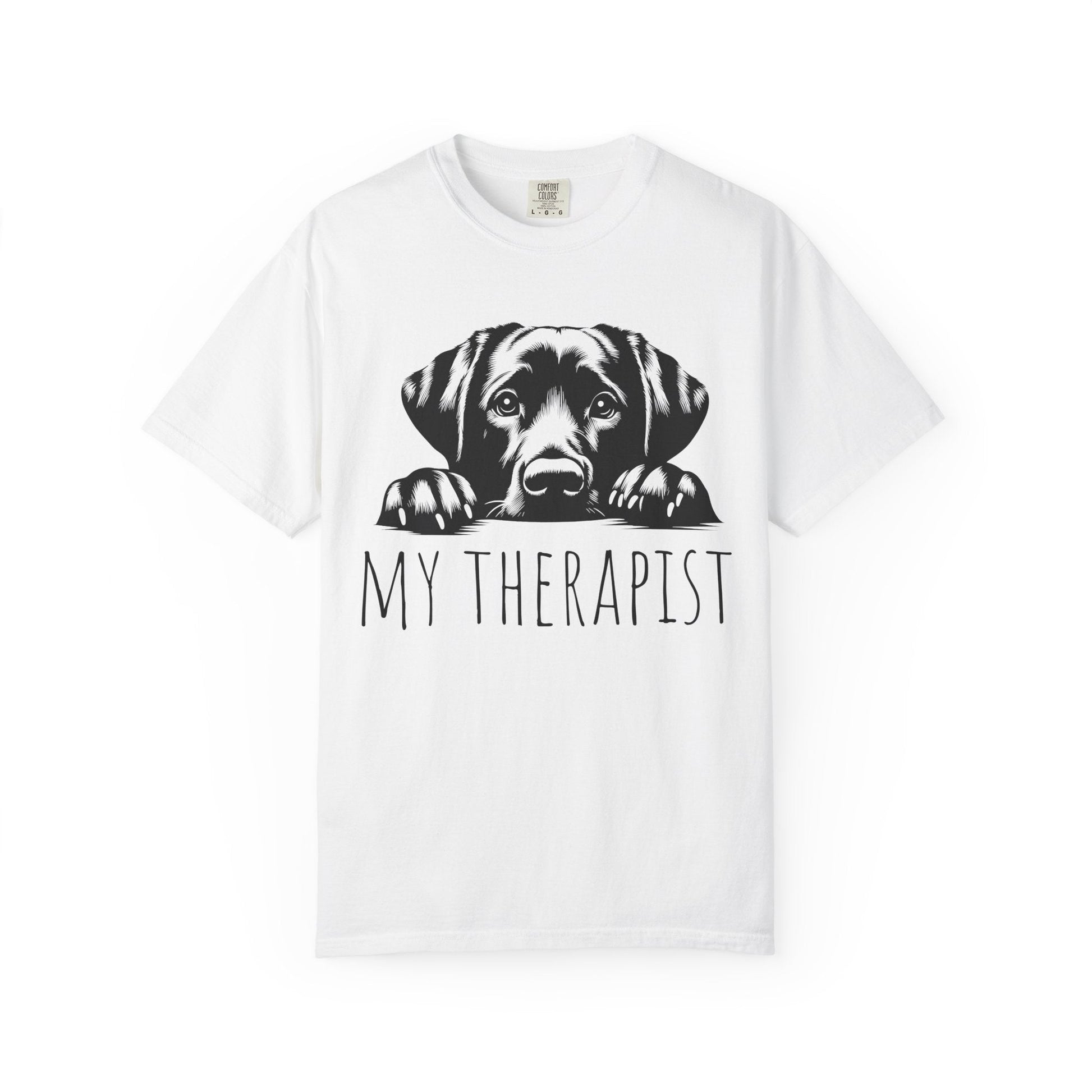 My Therapist - Comfort Colors Shirt White