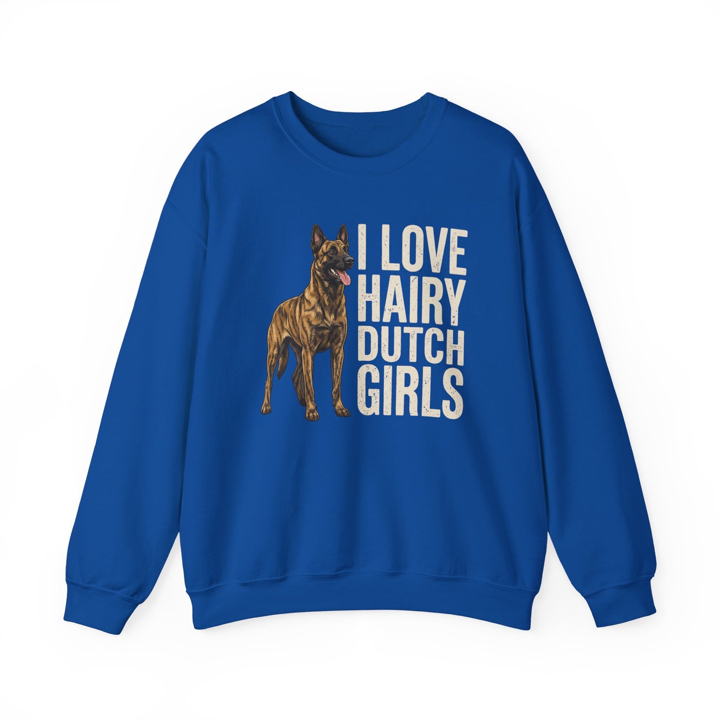 Hairy Dutch Shepherd Crewneck Sweatshirt