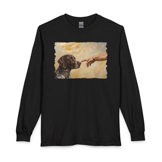God Creates German Shorthaired Pointer Long Sleeve