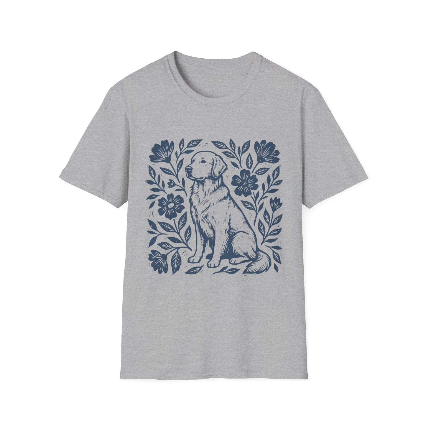 Golden Retriever Linocut