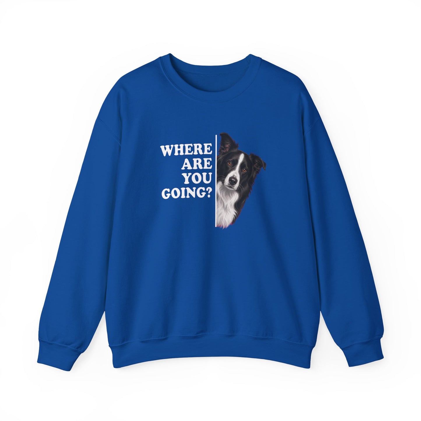 Border Collie Alert Crewneck Sweatshirt