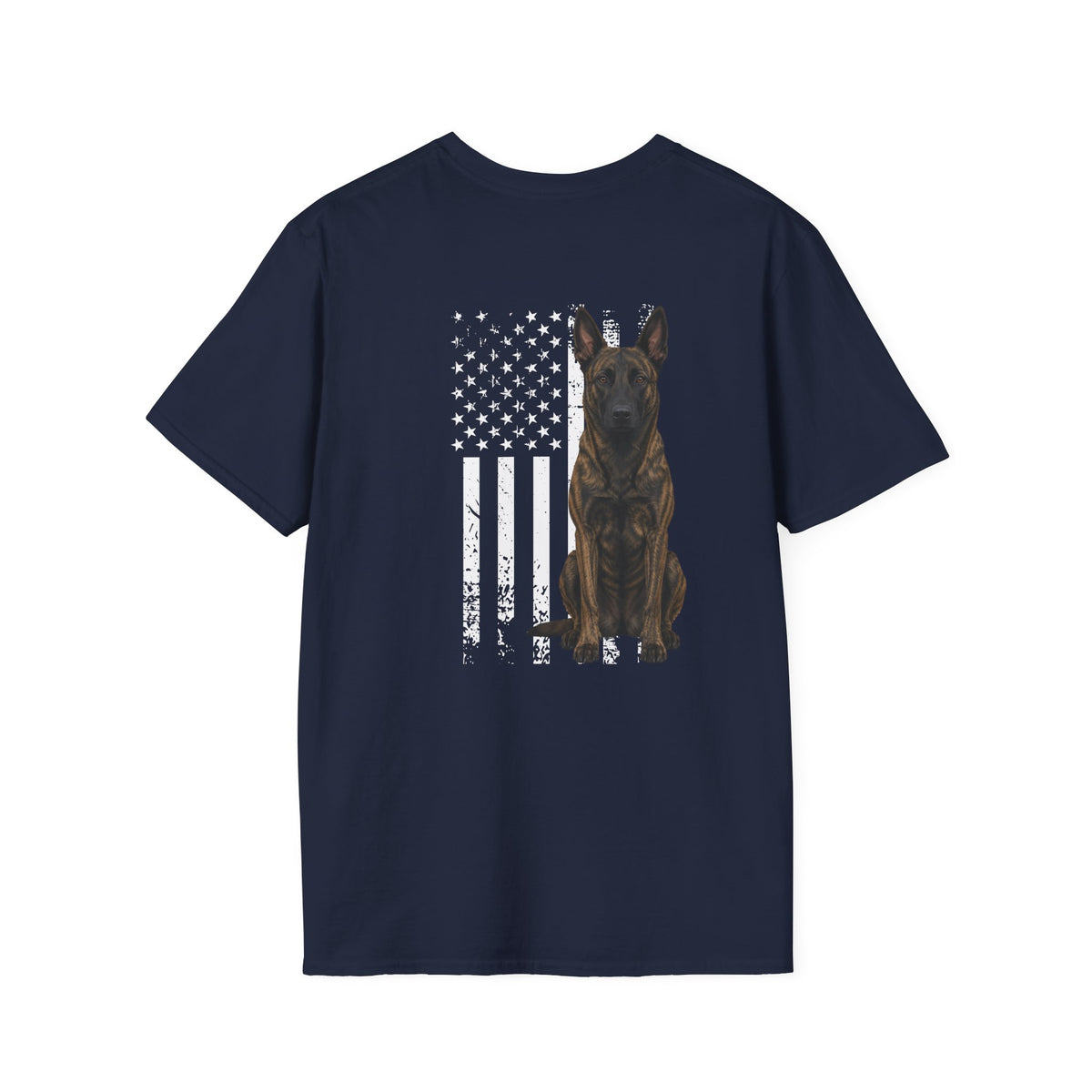 Dutch Shepherd USA (Back Print) Navy