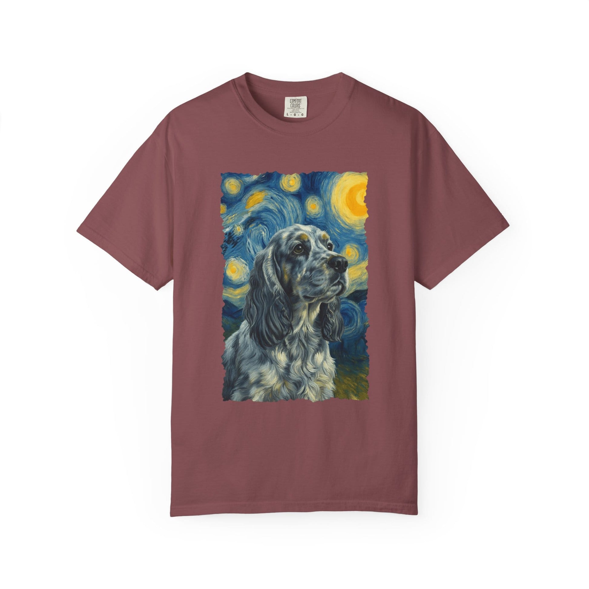 Blue Roan Cocker Spaniel van Gogh