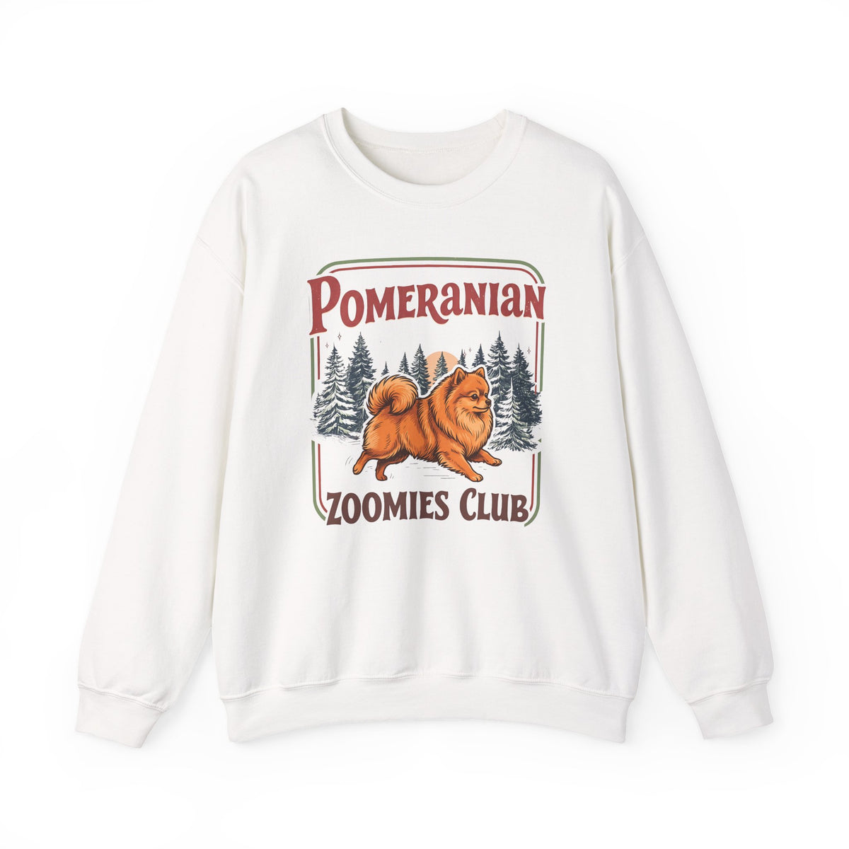 Pomeranian Zoomies Club Crewneck Sweatshirt