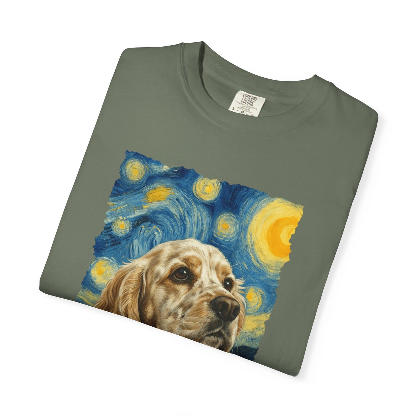 Lemon Roam Spaniel van Gogh Premium Tee