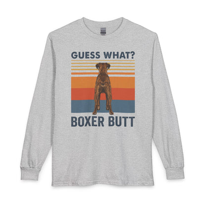 Brindle Boxer Butt Long Sleeve